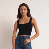 Andez Crinkle Stretch Knit Tank