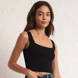 Andez Crinkle Stretch Knit Tank