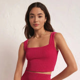 Andez Crinkle Stretch Knit Tank