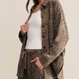 All Day Knit Leopard Jacket