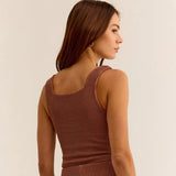 Andez Crinkle Stretch Knit Tank