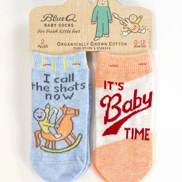 The Shots Now/Baby Time Baby Socks