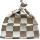 Checkerboard Organic Beanie