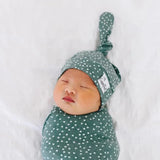 Newborn Top Knot Hat