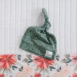 Newborn Top Knot Hat