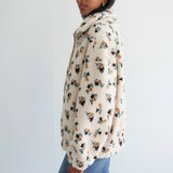 Brunette The Label Floral Sherpa Jacket