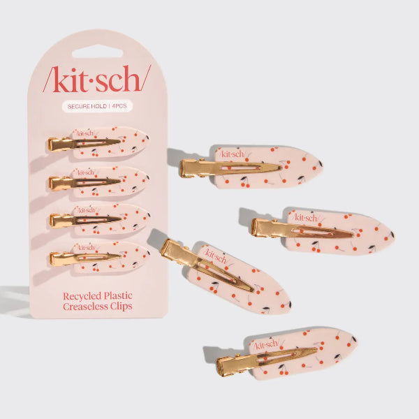 Recycled Plastic Creaseless Clips 4pc Set