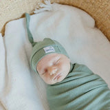 Newborn Top Knot Hat