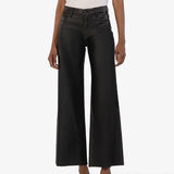 Meg Coated High Rise Wide Leg