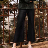 Meg Coated High Rise Wide Leg