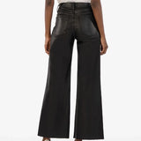 Meg Coated High Rise Wide Leg