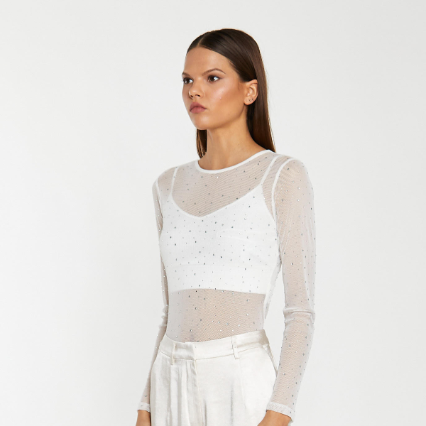 Diamond Mesh Bodysuit