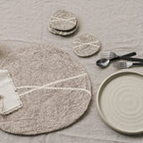 Striato Felt Coaster Set/4