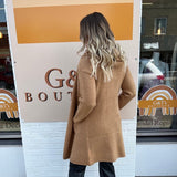 Gabby Hooded Boucle Coatigan