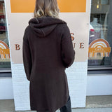 Gabby Hooded Boucle Coatigan