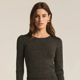 Goldie Metallic Crew Neck Sweater