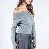 Off Shoulder Sweater