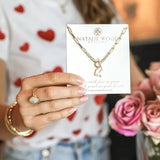 Toggle Initial Necklace