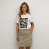 Cassie Genuine Leather Pencil Skirt