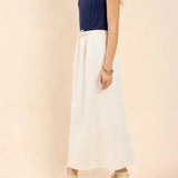 Lonestar Drawstring Midi Skirt