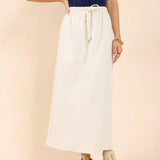 Lonestar Drawstring Midi Skirt