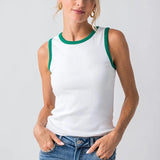 Maria Crew Neck Muscle Tank