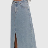 Midi Denim Skirt