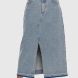 Midi Denim Skirt