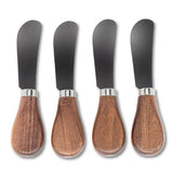 Walnut Handled Pate Spreaders Set/4