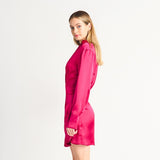 Pavlova Satin Wrap Dress
