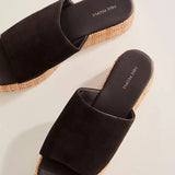 Harbor Raffia Flatform Sandals
