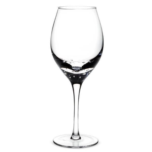 Red Wine Glass w Bubble Sham