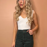 Valentina V Neck Bodysuit
