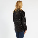Velvet Sequin Blazer