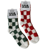 Cozy Checker Socks