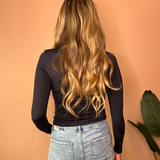 Stacy Crop Square Neck Top