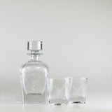 Stag Glass Decanter & Tumbler Set