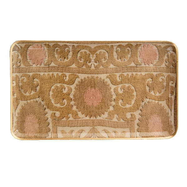 Sunrise Suzani Enameled Tray