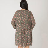 Tammi Pleated A-Line Dress