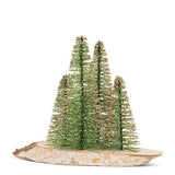 Brush Tree Trio On Natural Slab