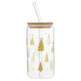 Holiday Tree Glass Tumbler