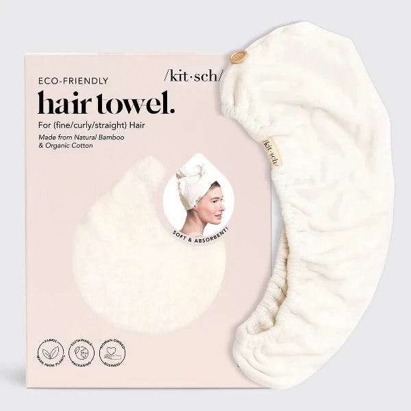 Organic Bamboo Hair Towel Turban