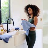 Geometry Waffle Hand Towel