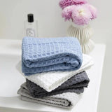 Geometry Waffle Hand Towel