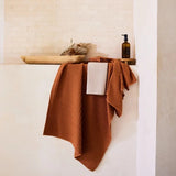 Geometry Waffle Washcloth Set