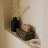 Geometry Waffle Washcloth Set