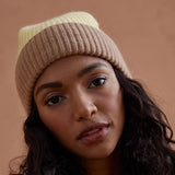 Cashmere 2 Tone Beanie