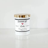 Ebony & Ivory Wedding Candle