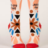 Aunts Are The Shit Women's Crew Socks