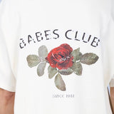 Babes Club Floral Boxy Tee